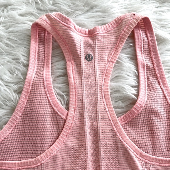 lululemon athletica Tops - Peach lulu cool racer back tank top